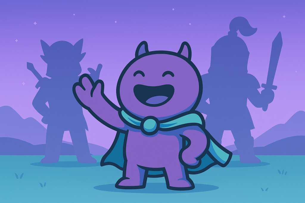 Gamy ist nicht alleine, mit Freunden geht alles einfacher