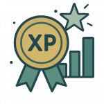 XP sammeln und Ziele erreichen.